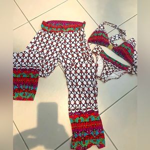 Trina Turk Bikini & lounge pant set! Ready for Summer!